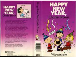  Image Gallery for Peanuts Happy New Year Charlie Brown [VHS