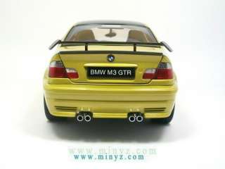 BMW M3 GTR Street E46 Jaune 2004   Kyosho 1/18  