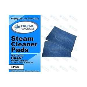 Set of 4 Blue Steam Pads fits HAAN SI 35 Steam Mop, SV 60 or MS 30 