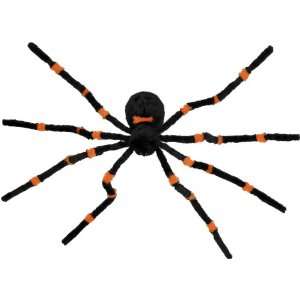   Party By Sunstar Industries Dropping Orange Furry Spider Animated Prop
