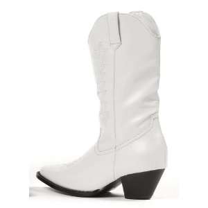 Lets Party By Ellie Shoes Rodeo (White) Child Boots / White   Size 