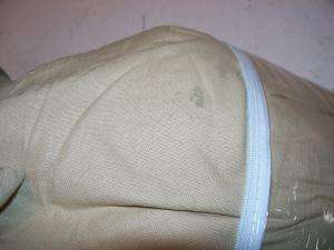 Cotton Duck Sofa light khaki Slipcover STAINED  