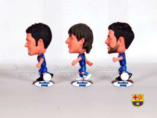 Soccer Barcelona FC 3pcs Messi/Villa/Fabregas 2.6 Doll Toy Figure 