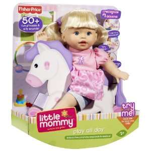 Fisher Price Little Mommy PLAY ALL DAY BABY DOLL New  