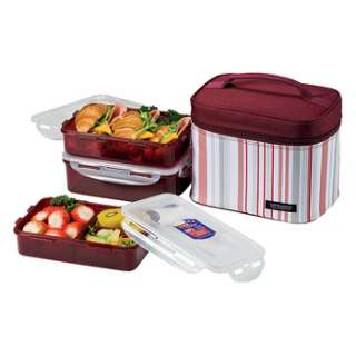 PICNIC SET Lock&Lock Lunch Box Bento w/Insulated Bag  M  
