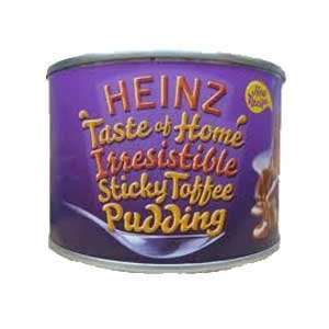 Heinz Sticky Toffee Pudding 10.5oz Can/each  Grocery 