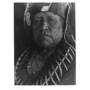  Old Eagle,Oto Indian,Photogravure by Edward S Curtis,North 