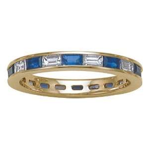  Karina B(tm) Sapphire Eternity Band in 18 kt Yellow Gold 