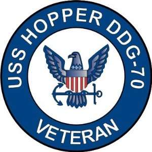  US Navy USS Hopper DDG 70 Ship Veteran Decal Sticker 5.5 