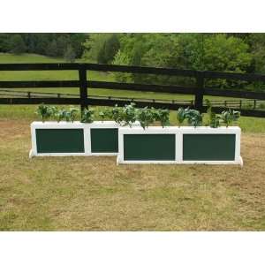   Panel Colored Brush Box Horse Jumps Set/2 10ft