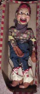 VINTAGE CLEAN 1950s HOWDY DOODY MARIONETTE STRING PUPPET   RARE FIND 
