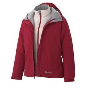 Marmot Womens Intervale Component Jacket Persian Red (XL 
