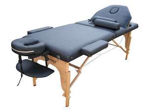 Reiki Portable Massage Table w/Carry Case & 2 Bolsters  