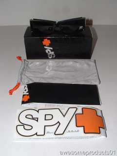 Brand New SPY OPTICS Hielo Shiny Black HEBS2N Polarized  