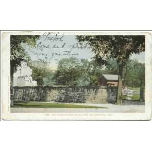  Reprint Old Fortification Wall, Ft. Leavenworth, Kans 1903 