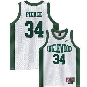  Nike Inglewood Sentinels #34 Paul Pierce White High School 