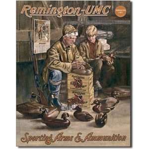  Remington UMC Hunting Duck Decoy Maker Retro Vintage Tin 