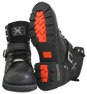 Mens Advanced Motorcycle Lace Up Biker Comfort Boots 11  