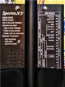 Whites Spectra V3i metal detector deluxe package Whites.  