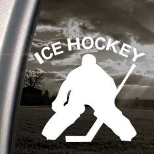 Ice Hockey Decal Truck Bumper Window Vinyl Sticker
