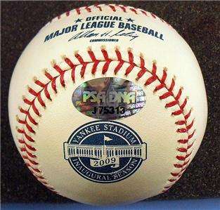 HIDEKI MATSUI Signed YANKEES 09 Inaugural Baseball PSA  