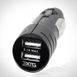 1A Output Dual USB Car Charger   Ideal for Charging iPad, iPad 2, iPad 