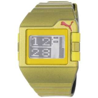PUMA Mens PU910861006 Jet Sleek Metallic Gold Digital Watch 