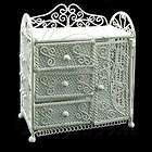 white wire dresser chest cabinet 1 6 for barbie doll