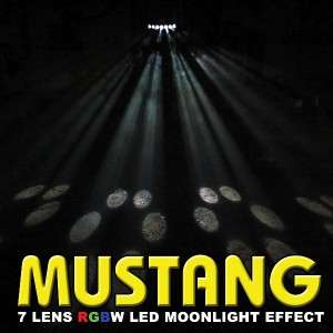 MUSTANG MOON LIGHT FLOWER EFFECT LED 7 HEAD RGBW DJ CLUB STAGE 