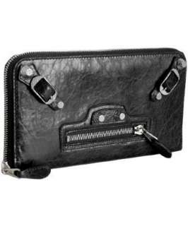 Balenciaga black lambskin Giant Compagnon zip wallet   up to 