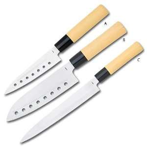 Three Piece Japanese Sushi Knife Set 