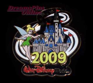 DEBUT WDW 2009 Cinderella Castle Tinker Bell Pin  