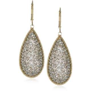 Dana Kellin Driftwood Mix Swarovski Medium Teardrop Earrings 