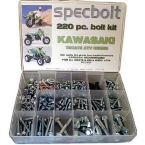 Specbolt Kawasaki Tecate ATV Bolt Kit for Maintenance & Restoration 