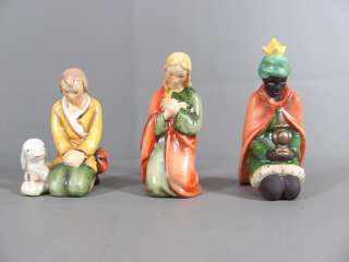 10pc Set of Goebel Hummel Nativity Scene Figurines Circa 1950 1955 