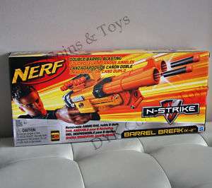 NEW NERF N STRIKE BARREL BREAK IX 2 BLASTER RIFLE GUN  