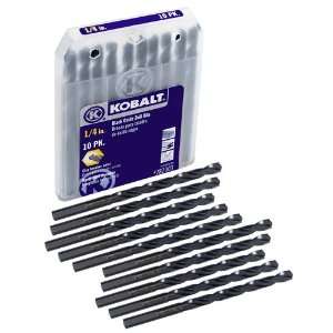  Kobalt Black Oxide Drill Bits 1/4 1/4 inch 10 Pack