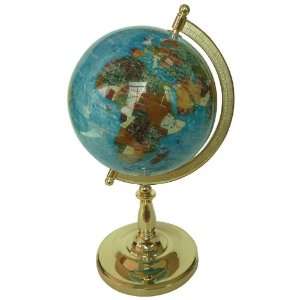  8 5/8 inch (220mm) Diameter Semi Precious Stone Globe 