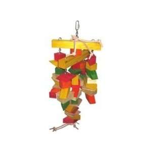  A&E Cage Parallelogram Large Wooden Bird Toy   HB46317 