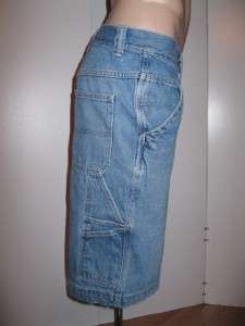 mens OLD NAVY jeans PAINTERS carpenter shorts 31  