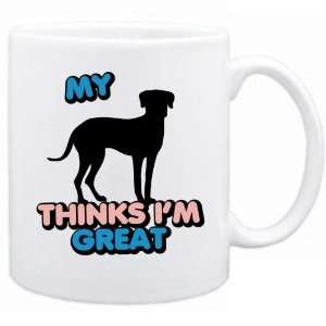  New  My Catahoula Leopard Dog Thinks I Am Great  Mug Dog 
