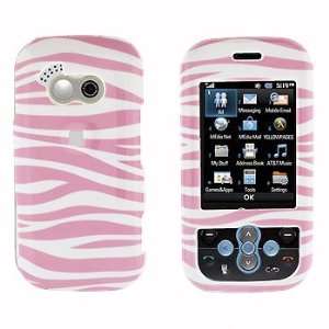  Premium   LG GT365/Neon Pink Zebra Cover   Faceplate 