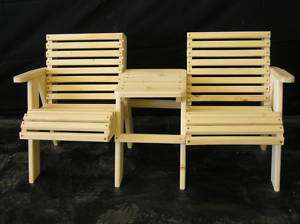 OUTDOOR WOOD FURNITURE     MADE IN STURGIS, SD  