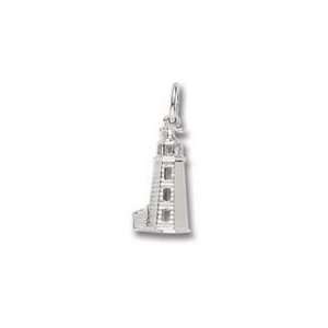  1469 Lighthouse Charm   Sterling Silver Jewelry