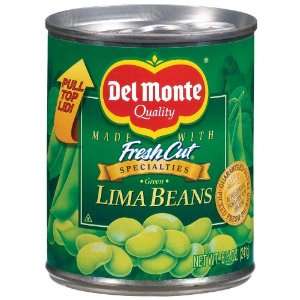 Del Monte Lima Beans Green   12 Pack Grocery & Gourmet Food
