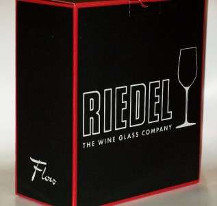 HUGE 2pc set RIEDEL FLOW SYRAH RED WINE Glasses CRYSTAL non lead clear 