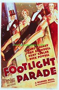 FOOTLIGHT PARADE MOVIE POSTER 11 BY 17 JAMES CAGNEY  