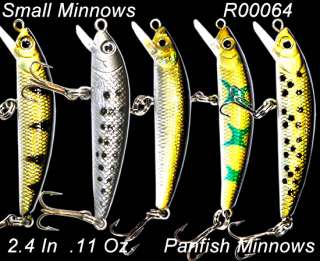 R00064 5x Panfish Minnow Fishing Lures  
