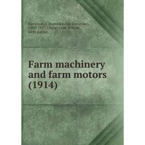  Farm machinery and farm motors (1914) (9781275050709) J 