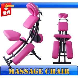  New Professional Massage Chair Pink Portable Foldable Health Chair 